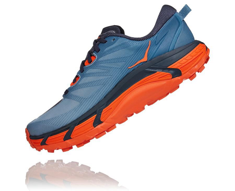 Trail Shoes Mens - Hoka One One Mafate Speed 3 - Blue - WAZEBVC-53